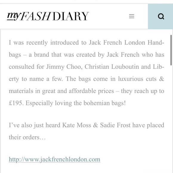 JACK FRENCH LONDON Leather Pebbled crossbody purse - Picture 13 of 15